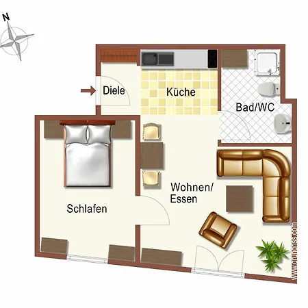 Apartamento Haus Kühlung 8